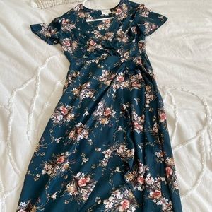 Everly. Green/Turquoise Dress